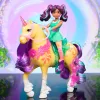 Spin Master Unicorn Academy figūriņu komplekts: Ava un vienradzis Leaf ar īstām krēpēm, asti un suku, no 4 gadiem
