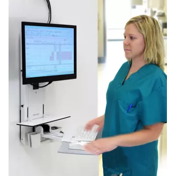 ERGOTRON Styleview Sēdus-stāvus Vertikālais Pacēlājs Pacientu Istabai (balts)