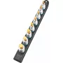 Uzgriežņu atslēgu komplekts Hazet 986-SR/8, 8 daļas, īsās sešstūra uzgriežņu atslēgas, 6–17 mm, melns