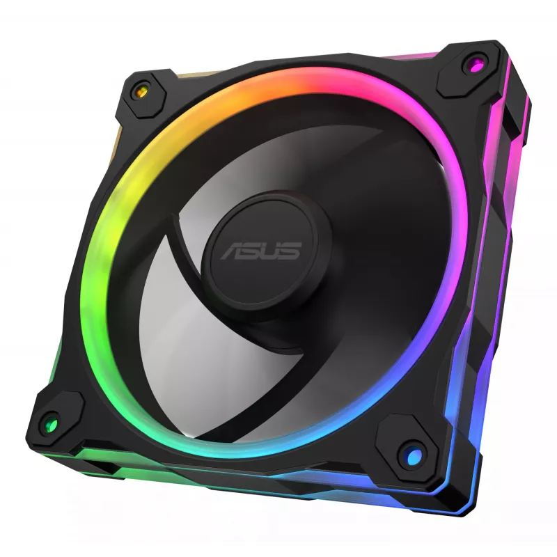 Datorsistēmas ventilators ASUS Prime MR120 ARGB Reverse Melns 12 cm Slīdgultnis