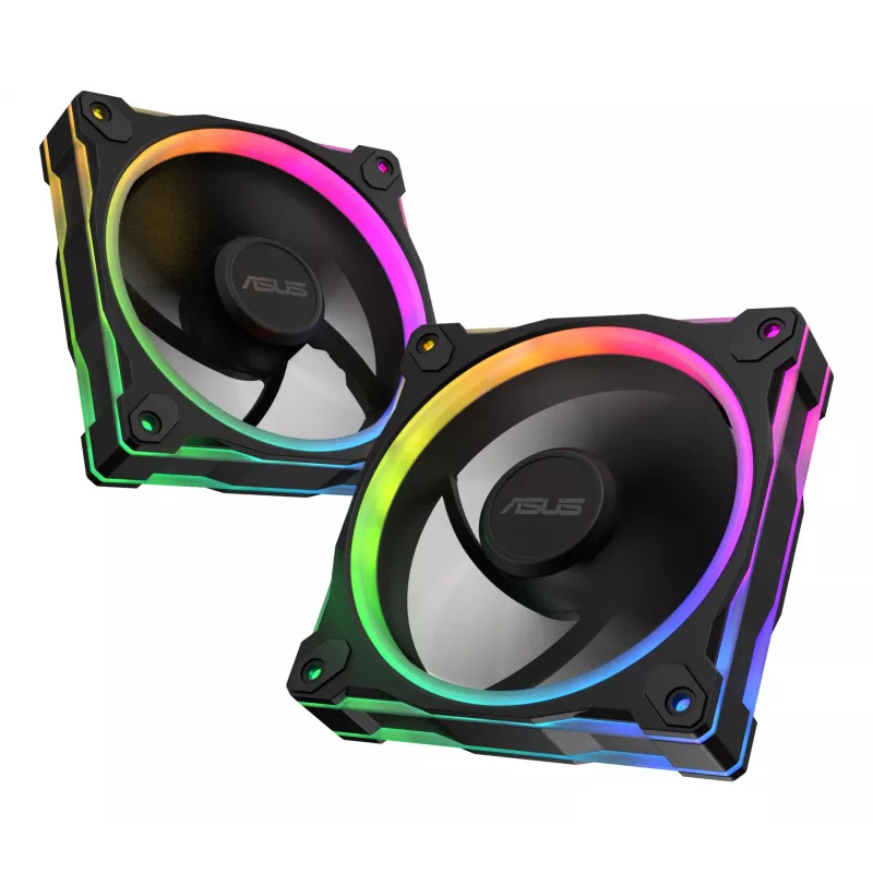 Datorsistēmas ventilators ASUS Prime MR120 ARGB Reverse Melns 12 cm Slīdgultnis