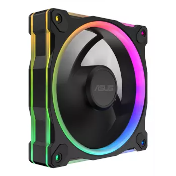 Datorsistēmas ventilators ASUS Prime MR120 ARGB Melns 12 cm Slīdgultnis