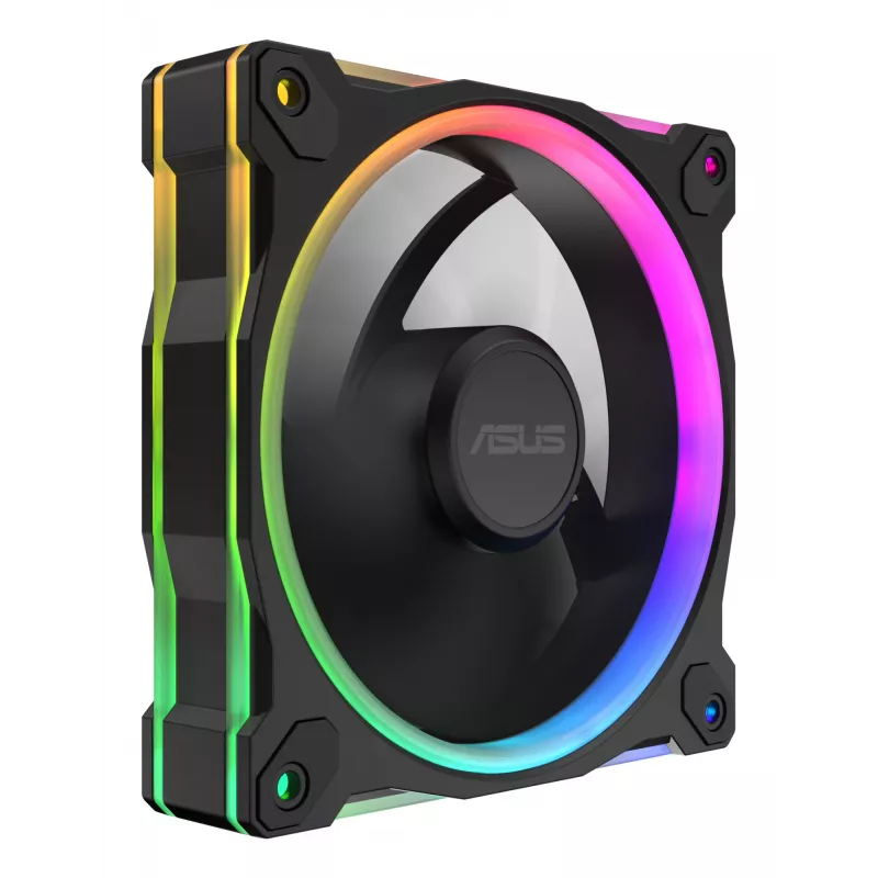 Datorsistēmas ventilators ASUS Prime MR120 ARGB Melns 12 cm Slīdgultnis