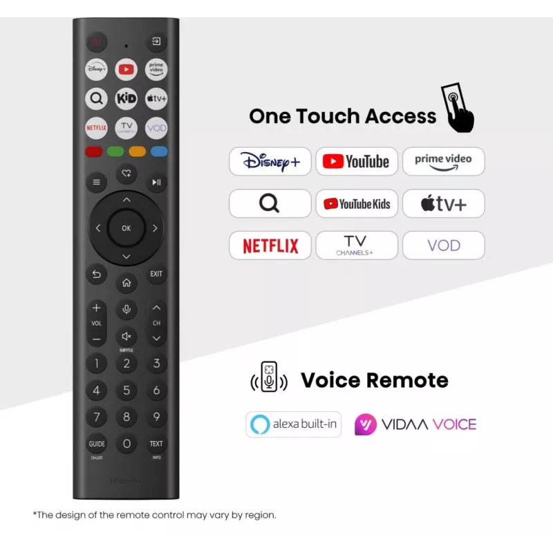 Hisense 43E77Q PRO 109.2 cm (43 colli) 4K Ultra HD Smart TV Wi-Fi Melns