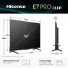 Hisense 50E77Q PRO 127 cm (50 collas) 4K Ultra HD Smart TV QLED Wi-Fi Melns