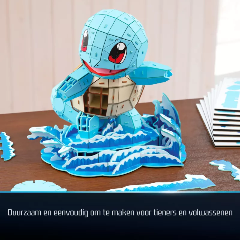 4D Build Pokémon Squirtle 3D modelēšanas komplekts, 180 detaļas, no 12 gadiem