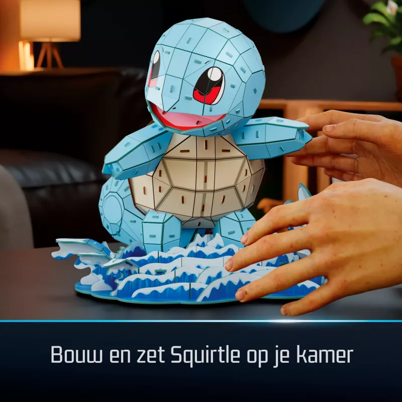 4D Build Pokémon Squirtle 3D modelēšanas komplekts, 180 detaļas, no 12 gadiem
