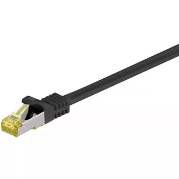 Tīkla kabelis Goobay 91590 Cat7 1 m Melns