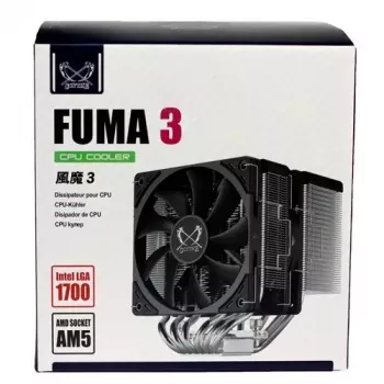 Gaisa dzesētājs Scythe Fuma 3 12 cm Melns 39.44 cfm 114.89 m³/h