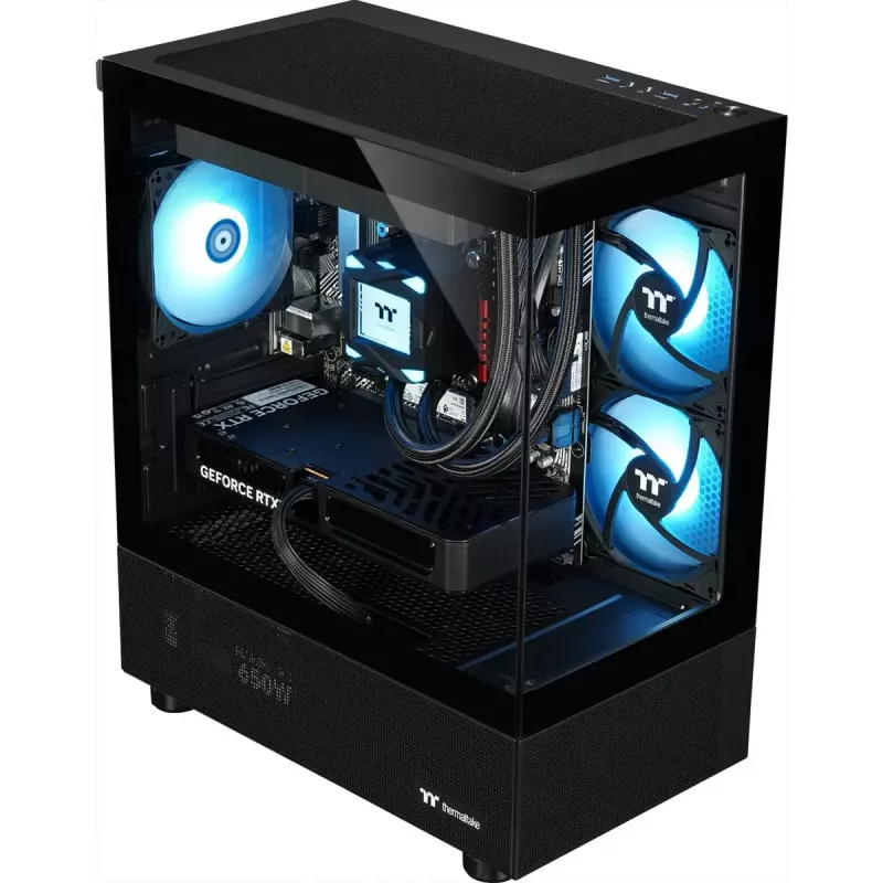 Galda spēļu dators THERMALTAKE FTW A-Line LCS 5060 melns/caurspīdīgs ar Windows 11 Pro