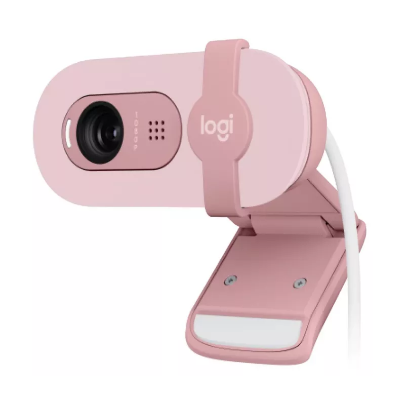 LOGITECH Brio 100 Full HD tīmekļa kamera Roza
