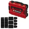 Einhell E-Case S-F mazu detaļu kaste, polipropilēns, melna/sarkana, 42x28x9.5 cm