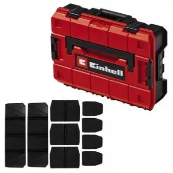 Einhell E-Case S-F mazu detaļu kaste, polipropilēns, melna/sarkana, 42x28x9.5 cm
