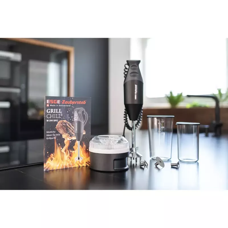ESGE M 200 BBQ 10 L rokas blenderis 200 W Melns, Hroms