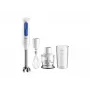 Rokas blenderis Braun MultiQuick 3 MQ30202M, 900 W, balts/zils, ar smalcinātāju un putotāju