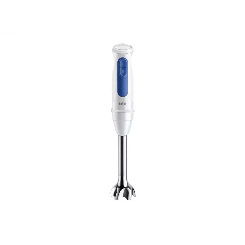 Rokas blenderis Braun MultiQuick 3 MQ30202M, 900 W, balts/zils, ar smalcinātāju un putotāju