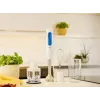 Rokas blenderis Braun MultiQuick 3 MQ30202M, 900 W, balts/zils, ar smalcinātāju un putotāju