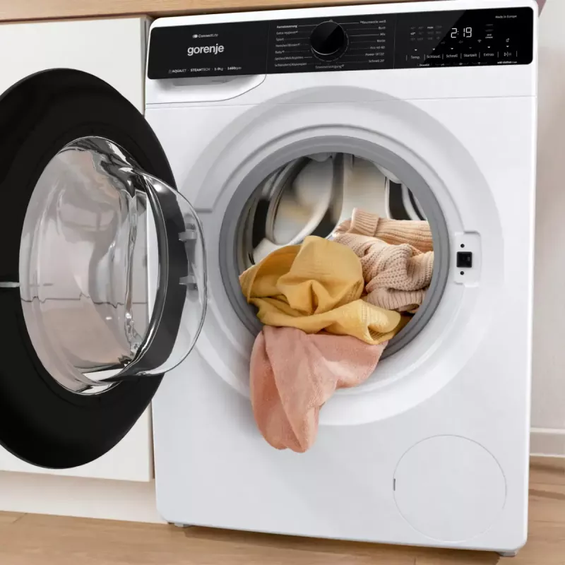 Veļas mazgājamā mašīna Gorenje G600 WPNA94A1TS priekšējā ielāde 9 kg 1300 RPM Balta A