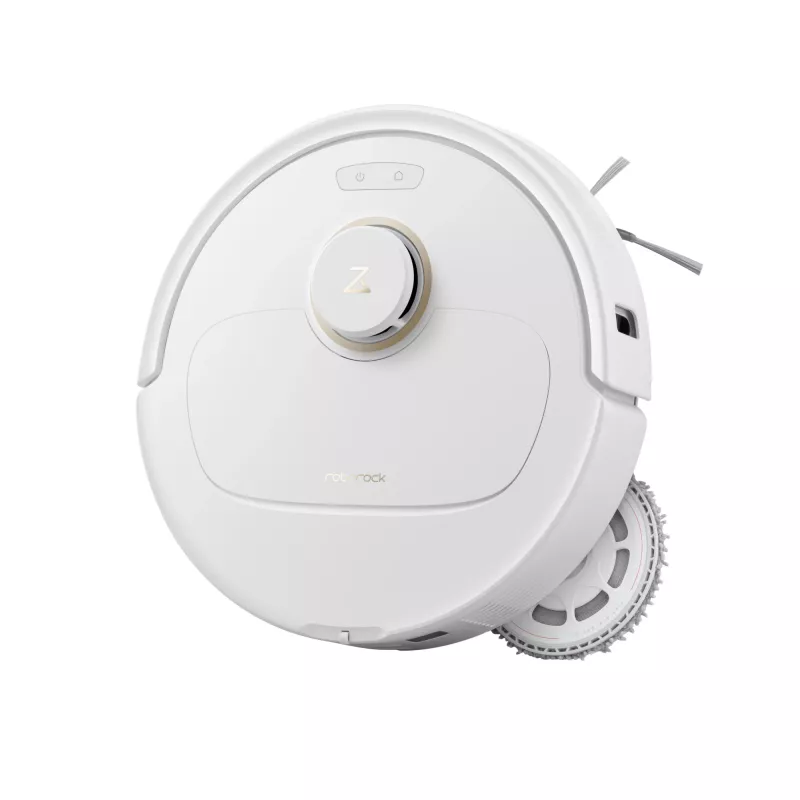 Roborock Qrevo 5AE (Q Revo C) robots putekļsūcējs ar doka staciju, baltā krāsā