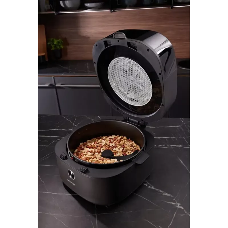 Hisense HAF1350DR Viena 6.7 L Brīvstāvoša 1350 W Karstā gaisa fritētāja Melna