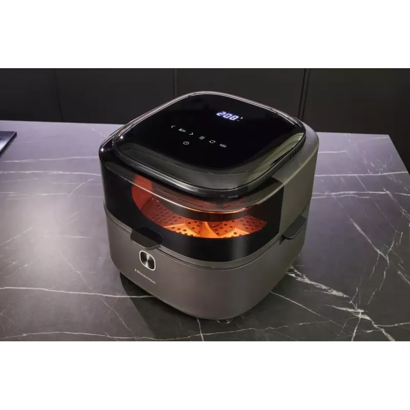 Hisense HAF1350DR Viena 6.7 L Brīvstāvoša 1350 W Karstā gaisa fritētāja Melna