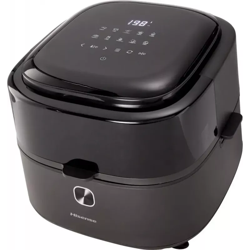 Hisense HAF1350DR Viena 6.7 L Brīvstāvoša 1350 W Karstā gaisa fritētāja Melna