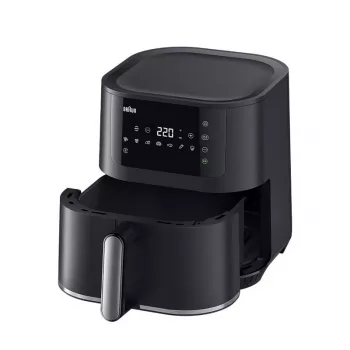 Gaisa fritē Braun Household MultiFry 5 HF5030 — 1700 W, 6,0 L grozs, melns/sudrabs