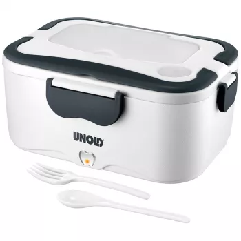 Unold 58850 elektriskā pusdienu kārba 1,5 l, nerūsējošā tērauda tvertne, balta