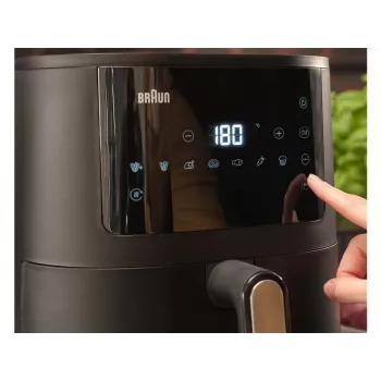 Braun MultiFry 3 viena trauka 4.3 L 1500 W Karstā gaisa fritieris Melns
