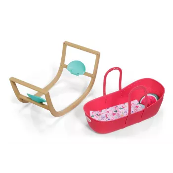 Šūpulītis lellēm zapf creation BABY born 3-in-1 Pinplay — leļļu mēbeles, pārveidojams šūpulītis/gultiņa/nēsāmais