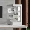 PC korpuss AEROCOOL Geh Midi P500A White — vidējais tornis ATX, balts