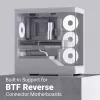 PC korpuss AEROCOOL Geh Midi P500A White — vidējais tornis ATX, balts