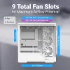 PC korpuss AEROCOOL Geh Midi P500A White — vidējais tornis ATX, balts