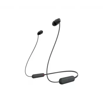 Sony WI-C100 Bezvadu Austiņas Kakla Siksna Iekšauss Zvaniem/Mūzikai Bluetooth Melna