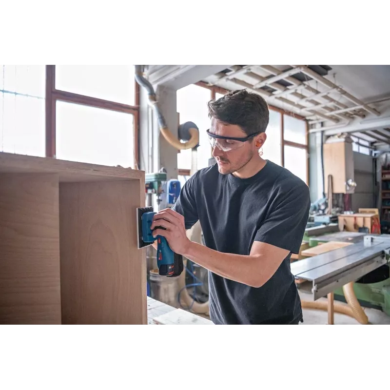 Bosch GSS 12V-13 PROFESSIONAL akumulatora orbītslīpmašīna 1000 RPM 2000 OPM Melna, Zila, Sarkana