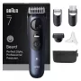 Braun bārdas trimmeris BT7520, 40 soļi, 0.5–20 mm, akumulators, slapjš/sauss, melns/zils
