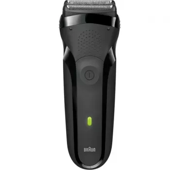 Elektriskais folijskuveklis BRAUN Series 3 300s — 2 SensoFoil, uzlādējams NiMH, slapjai un sausai skūšanai, melns
