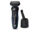 Braun Series 5 52-B7000cc Skūšanās mašīna ar trimmeri, melna, Li-Ion akumulators