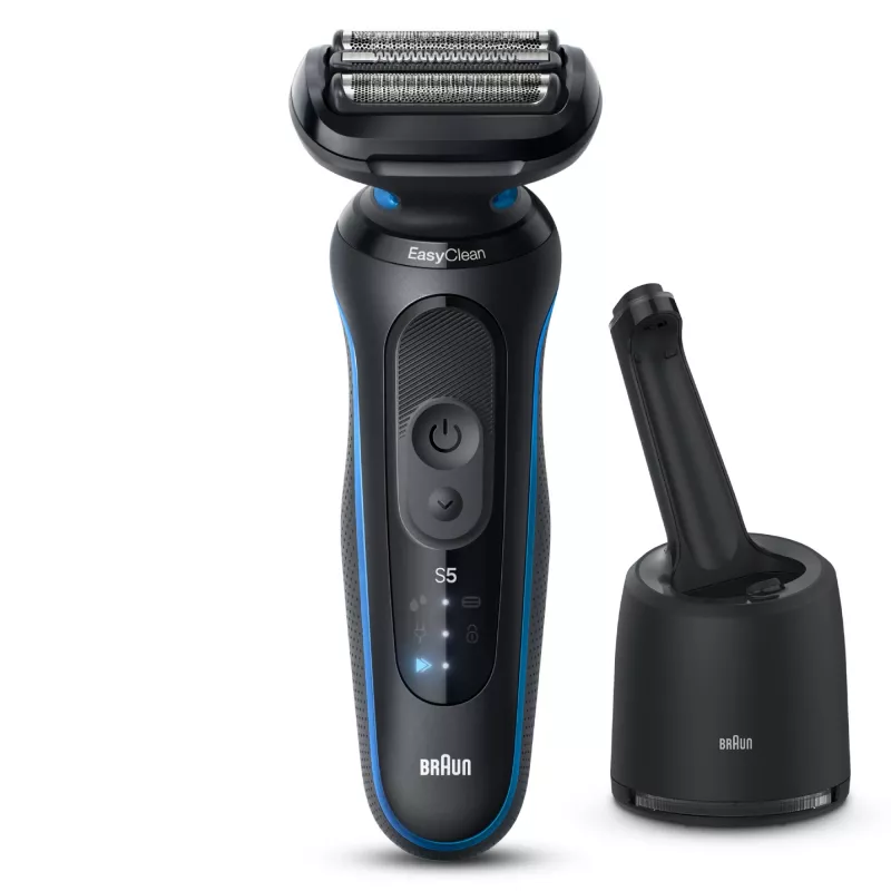 Braun Series 5 52-B7000cc Skūšanās mašīna ar trimmeri, melna, Li-Ion akumulators