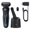 Braun Series 5 52-B7000cc Skūšanās mašīna ar trimmeri, melna, Li-Ion akumulators
