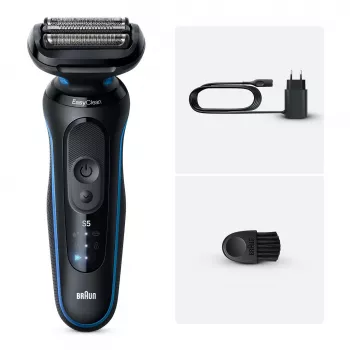 Braun Series 5 52-B1000s skuveklis ar foliju, melns