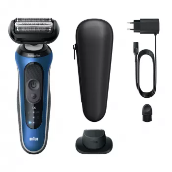 Elektriskais skuveklis BRAUN Series 6 62-B1200S Slapjā un sausā skūšanai ar iebūvētu bārdas trimmeri