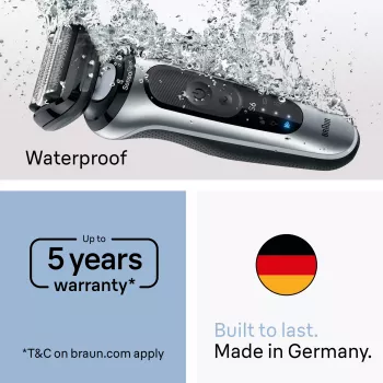 Elektriskais skuveklis BRAUN Series 6 62-B1200S Slapjā un sausā skūšanai ar iebūvētu bārdas trimmeri