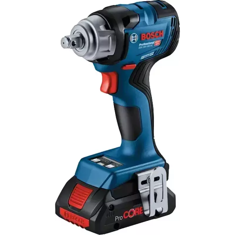 Bosch GDS 18V-330 HC PROFESSIONAL trieciendatorgrieznis 1/2 collas 2800 RPM 560 N⋅m Melns, Zils, Sarkans