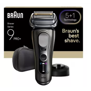 Folijnieks Braun Series 9 Pro+ 9615S Melns Pelēks Nerūsējošais tērauds