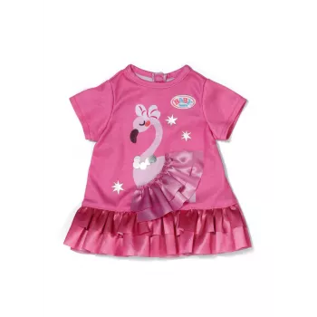Peterkin BABY born Flamingo leļļu kleita 43 cm lellēm, salokāma, vecumam 3+