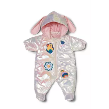 Peterkin BABY born Ziemas Tērps Krēmkrāsā 43 cm lellēm, salokāms, 3+ gadi