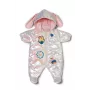 Peterkin BABY born Ziemas Tērps Krēmkrāsā 43 cm lellēm, salokāms, 3+ gadi