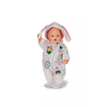 Peterkin BABY born Ziemas Tērps Krēmkrāsā 43 cm lellēm, salokāms, 3+ gadi