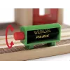Ravensburger – BRIO Dzelzceļa stacija ar ierakstu un atskaņošanu, 3 daļas, AA baterija, melns/zaļš/sarkans